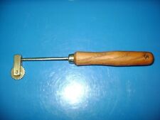 Ancienne double roulette de Cordonnier, ,Bourrelier, métiers du cuir 20 cm