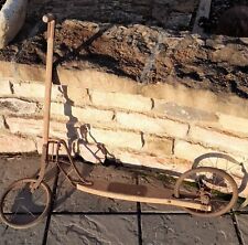 Vintage EURÉKA Style Wooden Scooter 1930s