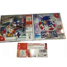 Sonic Adventure Sega Dreamcast Jeux Import japonais + spincard