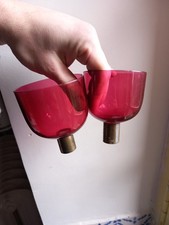 Paire3 Verrine Rouge Verre de