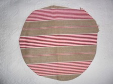 Antique cushion cover, mattress canvas. Linen.