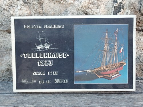 Maquette bois bateau - bois, 1/75