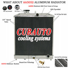 3 Rangée Radiateur Pour Honda Civic EG EK 1992-2000 /CRX DEL SOL 1993-97