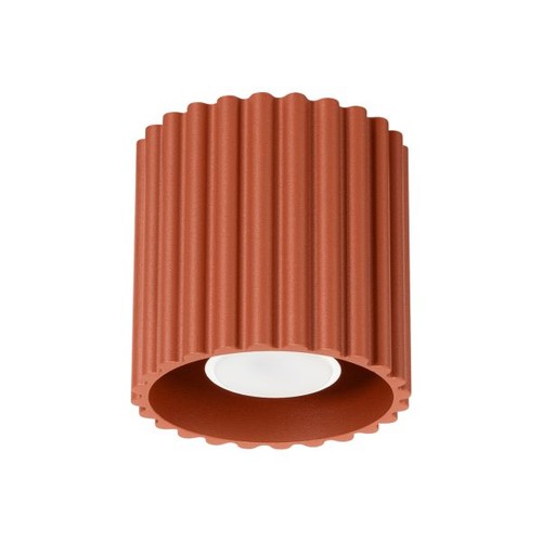 Plafonnier aluminium ocre - aluminium,