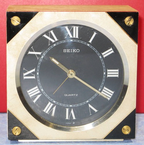 Réveil seiko laiton quartz - seiko,