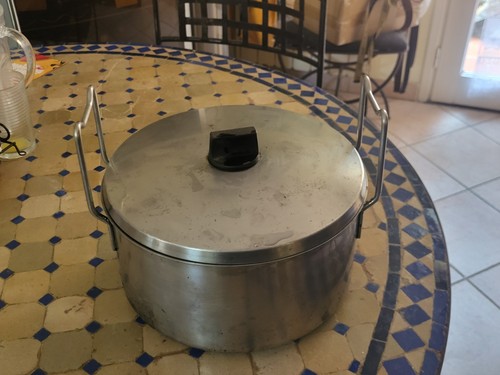 Friteuse inox avec couvercle - inox,,