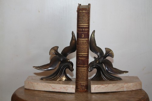 Paire serre livres anciens - livres,
