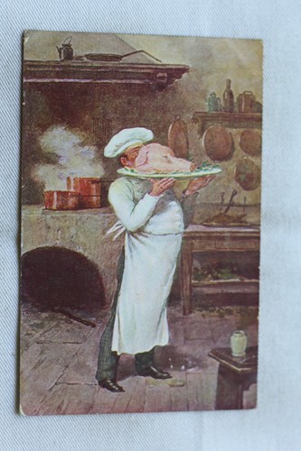 Carte publicitaire chicorée - carte, publicitaire,