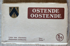 Old postcard notebook Ostend 10 photo cards - FR