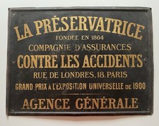 Plaque Tôle ancienne , La