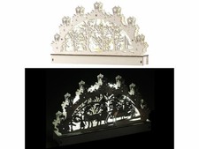 Arche lumineuse en bois motif