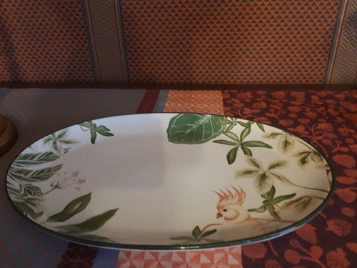 Plat ovale decor - plat, /