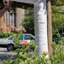 Enveloppe Arbre Respirante 2 Rouleaux 10cm par 35m pour Arbre de Jardin pour Pro