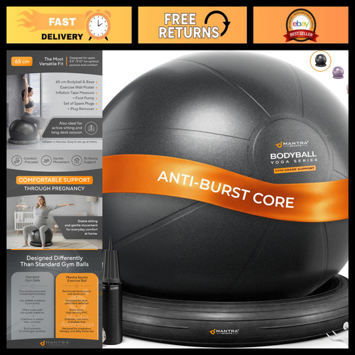 Ergonomic yoga ball - ball, chair
