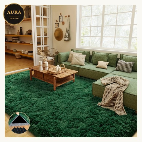 Tapis doux vert foncé 120 - , x