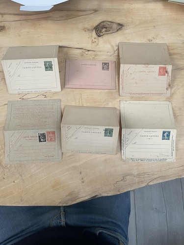 Lot cartes postale lettres