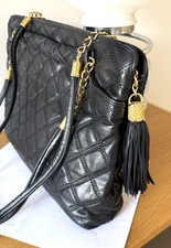 sac cuir Matelassé Noir