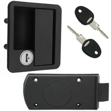 Volets Château Stauklappenschloss Caravane Mobile Home Caravan Ff-System Noir