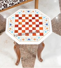 Table d'échiquier en marbre