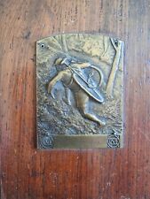 Tableau soldat vélo cysclism bois métal signé . Wood and metal signé Charles