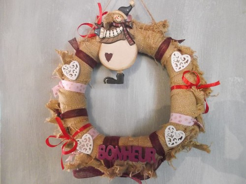 Couronne jute fait - couronne,