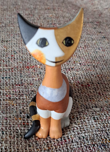 Chat porcelaine rosina - chat,