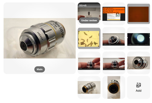 Objectif microscope olympus - objectif,
