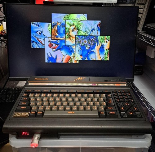Panasonic a1f msx2 gotek - panasonic, fs-a1f