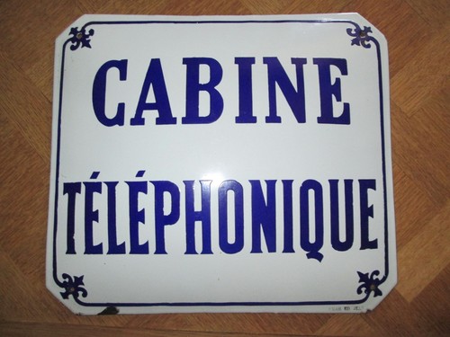 Plaque émaillée ancienne - plaque,