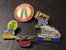 Pin’s Lot de 5 Mode Jean Levis, Loïs, Lee (119)
