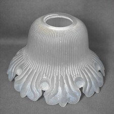 Tulipe Abat-jour en Verre Bleu