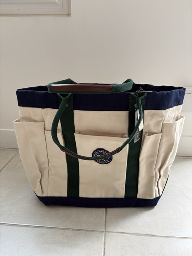Cream canvas and leather tote - cream,