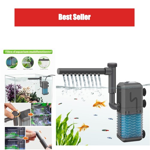 Filtre aquarium IREENUO 600L/H