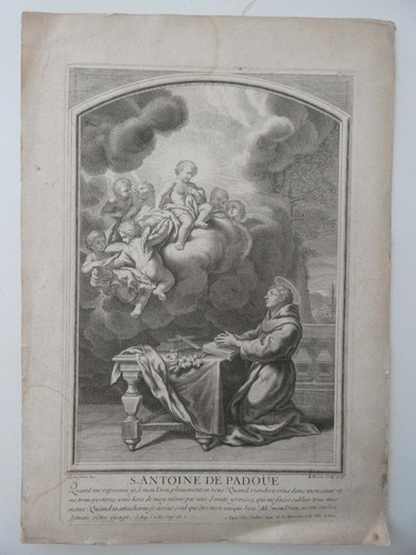 Gravure religieuse ancienne