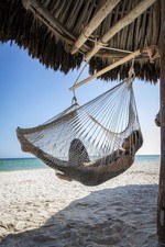 Fauteuil suspendu en filet