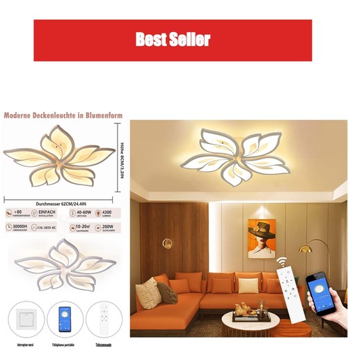 Plafonnier led tetipa - led, avec