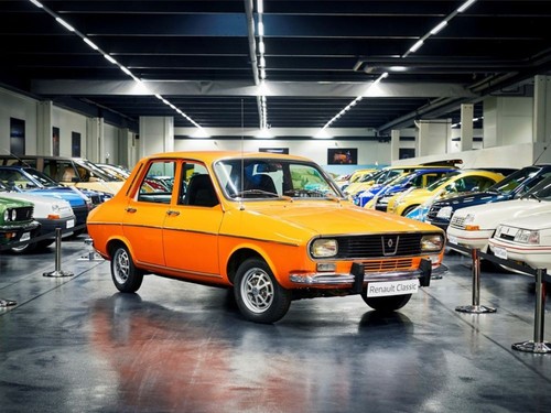 Renault r12 jaune - jaune,