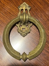 Heurtoir Ancien En Bronze 