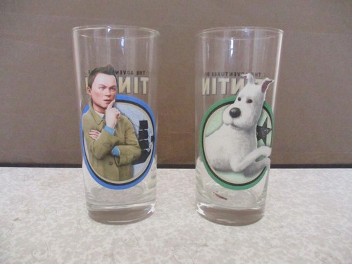 Verres tintin milou - verres,