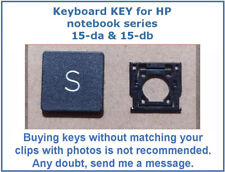 Keyboard KEY for HP 15-da 15-db series notebook laptop NON-BACKLIT black & grey