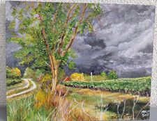 TABLEAU ACRYLIQUE L'ORAGE