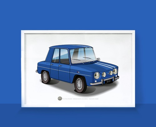 Poster gordini bleue - r8,