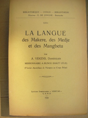 Langue des makere - makere, medje