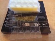 Autocollants à Ongle de Colle 60 Feuilles/1440 Pièces Gel Pad Ongles 