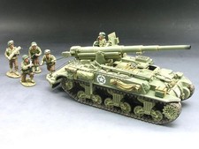King & Country DD78 D-Day 44, M12 155mm Gun Motor Carriage & 5 Man Crew  in 1:30