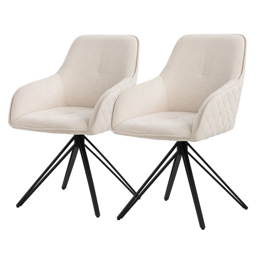 Chaise salle à manger - 2x, de