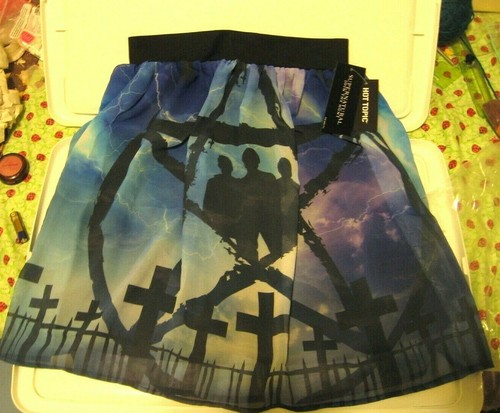 Supernatural silhouette blue - supernatural,