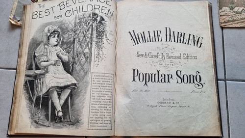 Ancien livre musique relié - livre,