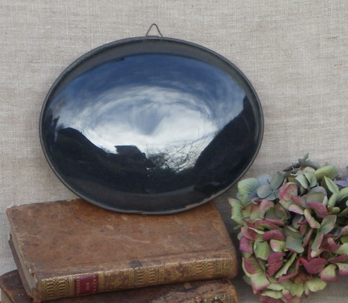Cadre vintage verre bombé - cadre,