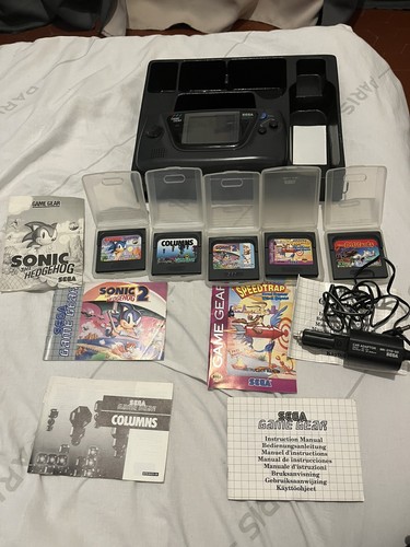 Sega game gear console - console, noire